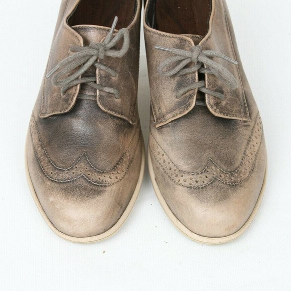Naot Distressed Brown Wingtip Derby Shoes 38 US 7 main image 7